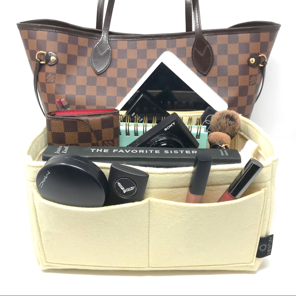 Mentum handbag organizer insert beige 3 sizes